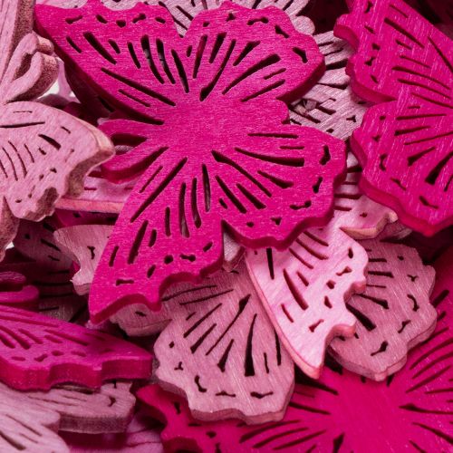 Artículo Elementos decorativos de mariposas para esparcir en mesas y cuencos con un toque primaveral, 4 cm, 72 piezas