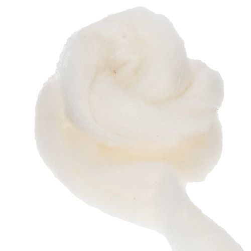 Artículo Cinta de lana blanca, 2 m, lana decorativa para manualidades y envolver regalos.