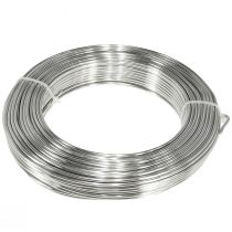 Artículo Alambre de aluminio alambre decorativo alambre artesanal plata Ø3mm 1kg