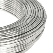 Artículo Alambre de aluminio alambre decorativo alambre artesanal plata Ø3mm 1kg
