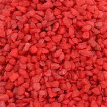 Artículo Piedras decorativas granuladas rojas decorativas 2mm - 3mm 2kg