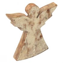 Artículo Adorno navideño angelito Navidad madera mango 20×18×2.5cm