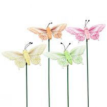 Decoración primaveral tapones florales mariposas
