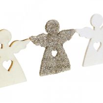 Artículo Ángeles decorativos dispersos ángeles navideños de madera 4 cm surtido 72 piezas