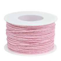 Artículo Hilo de papel envuelto Ø2mm 100m rosa