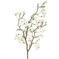 Artículo Rama de flor de durazno artificial crema primavera 69cm