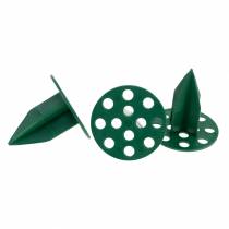 Artículo Portavelas OASIS® Plastic Pini Extra verde Ø4,7cm 50 piezas