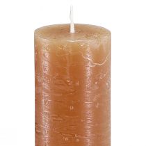 Artículo Velas cónicas velas lisas caramelo 34x240mm 4uds