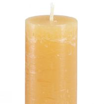 Artículo Velas cónicas velas de colores lisos miel 34x240mm 4 piezas