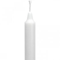 Artículo Velas de cera PURE velas de palo blanco 250/23mm cera natural 4uds
