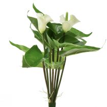 Artículo Cala Lily Kalla Flores Artificiales Flores Exóticas Blancas 34cm