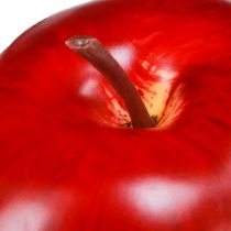 Artículo Deco manzana roja Deco fruta Ø8cm H9.5cm Red Delicious 4ud