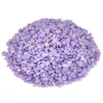 Artículo Granulado decorativo lila piedras decorativas violeta 2mm - 3mm 2kg