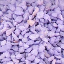 Artículo Granulado decorativo lila piedras decorativas violeta 2mm - 3mm 2kg