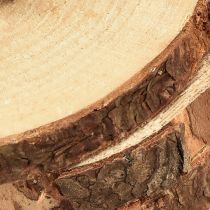 Artículo Mini disco de árbol con corteza decoración de madera natural Ø8-9cm 9ud