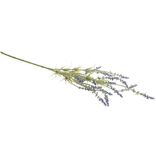 Artículo Flores artificiales decoración de lavanda rama de lavanda violeta 48cm