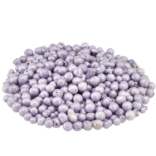 Floristik24 Cuentas decorativas brillantes 4mm - 8mm violeta 1l