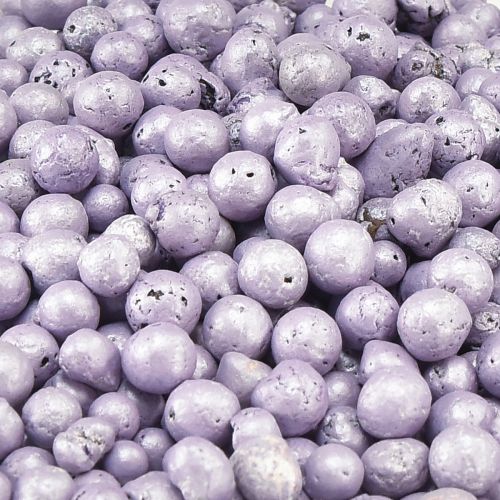 Artículo Cuentas decorativas brillantes 4mm - 8mm violeta 1l