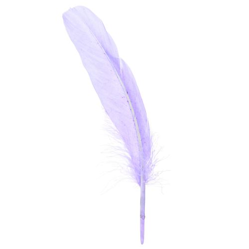 Plumas artesanales teñidas en plumas de ganso moradas 20 g x 2 piezas