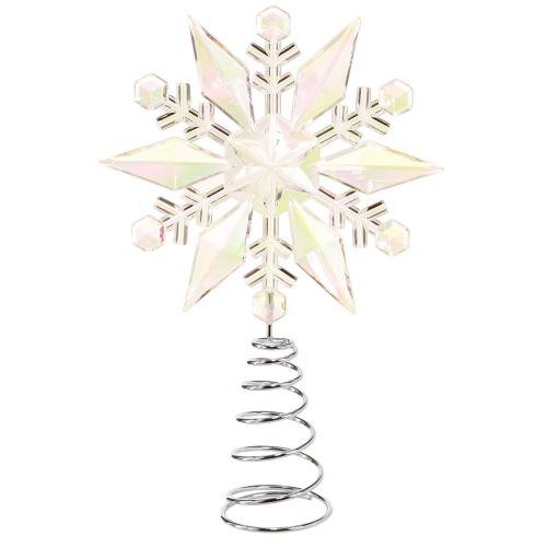 Artículo Adorno de árbol Navidad copos de nieve decoración Ø14,5cm 2ud