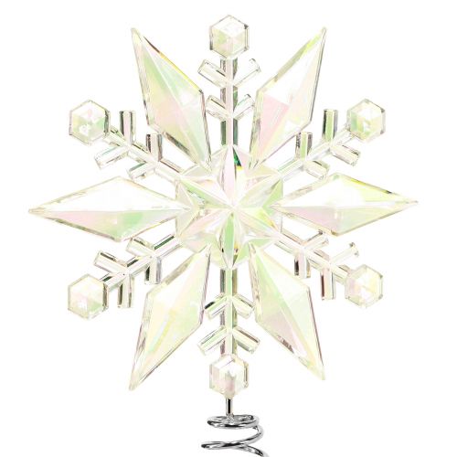 Artículo Adorno de árbol Navidad copos de nieve decoración Ø14,5cm 2ud