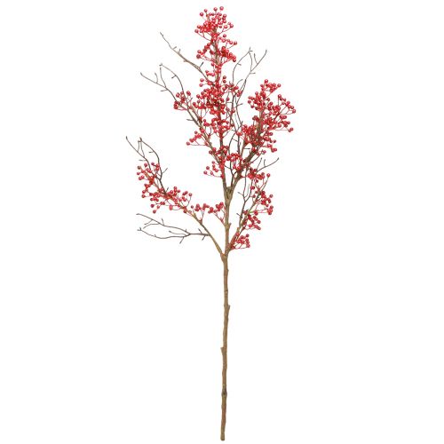 Artículo Rama de bayas bayas rojas decoración de rama otoño invierno L78cm