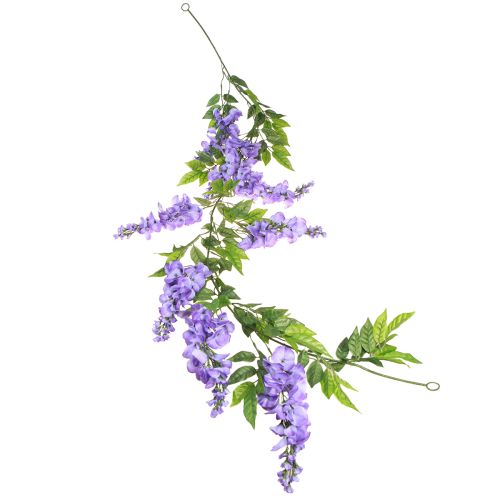 Guirnalda de flores guirnalda artificial lavanda violeta verde 155cm