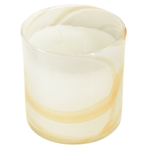 Floristik24 Vela perfumada de citronela en vaso blanco Ø12cm H12,5cm