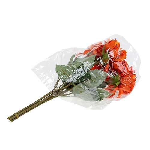 Floristik24 Dalia Naranja 28cm 4pcs