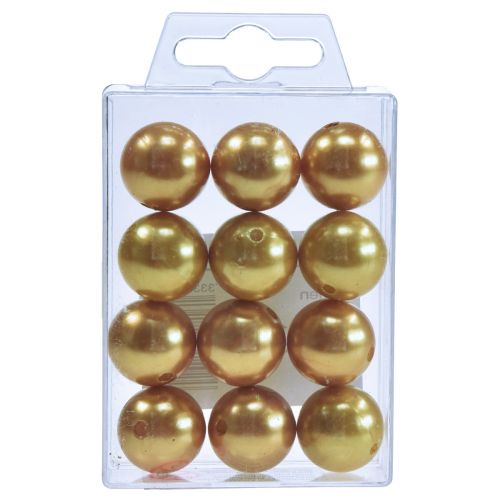 Artículo Cuentas decorativas Ø2cm oro 12ud