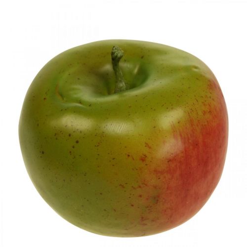 Manzana decorativa rojo verde, fruta decorativa, chupete de comida Ø8cm