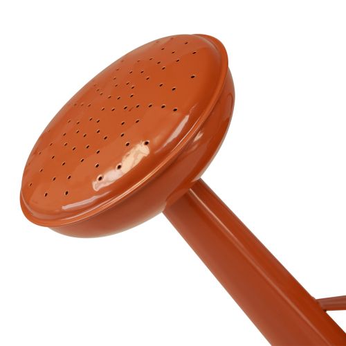 Artículo Regadera decorativa macetero de metal marrón naranja Al. 26 cm 5 L