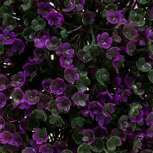 Artículo Bola decorativa violeta hecha de flores bola vegetal artificial Ø15cm 1ud