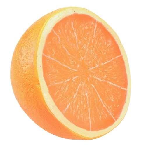 Artículo Naranjas decorativas, frutas artificiales en trozos de 5 a 7 cm, 10 piezas