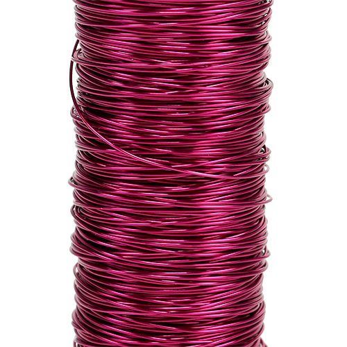 Artículo Hilo esmaltado decorativo Ø0,30mm 30g/50m rosa