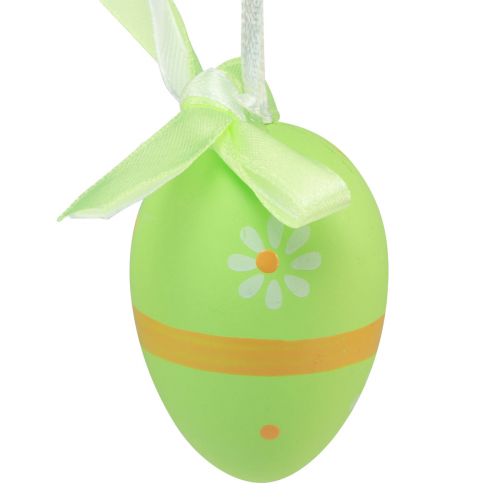 Artículo Percha decorativa Huevos de Pascua de plástico para colgar 4×5,5cm 12uds