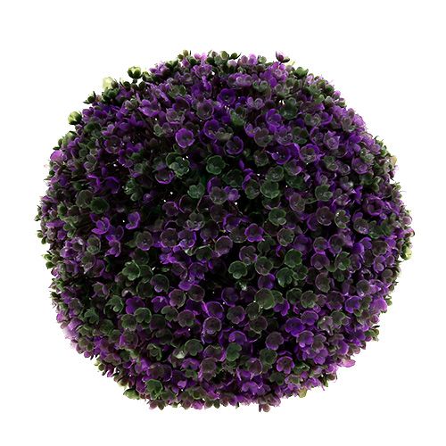 Bola decorativa en bola vegetal violeta artificial Ø18cm 1ud