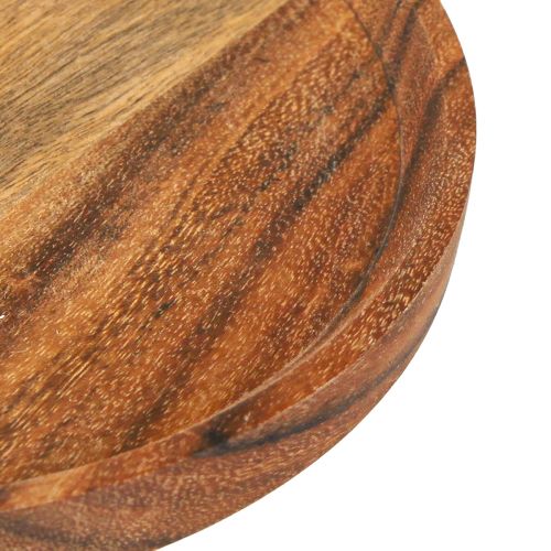 Artículo Plato decorativo bandeja decorativa madera de acacia aceitada natural Ø20cm