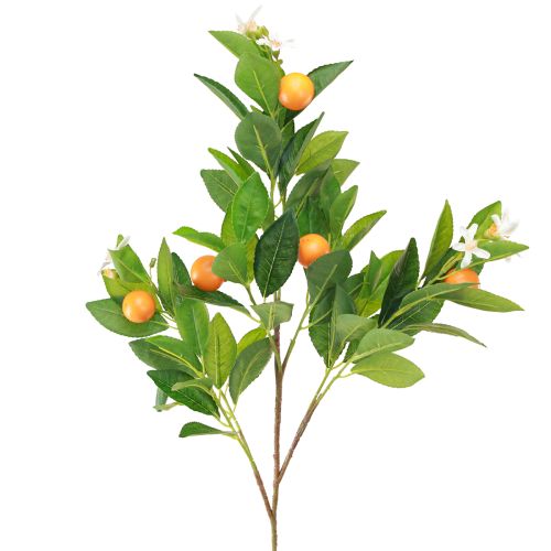 Rama decorativa de naranja y flores Rama de naranja artificial 78cm