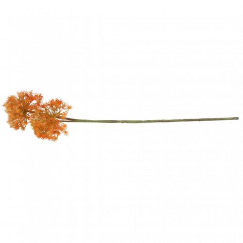 Artículo Deco rama rama artificial decoración otoño 2 inflorescencias naranja 82cm