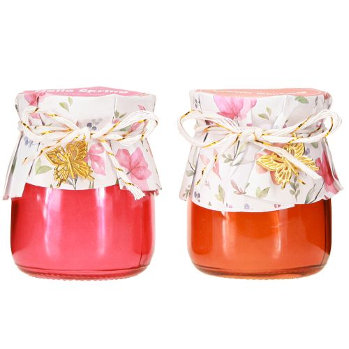 Artículo Velas perfumadas en cristal mariposa oro primavera H7cm 2uds