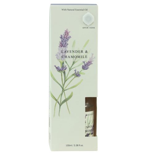 Artículo Varitas aromáticas lavanda manzanilla difusor de cristal 100ml