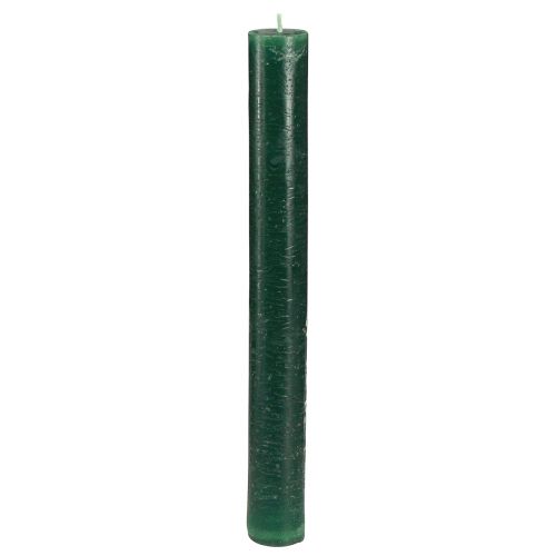 Velas lisas velas de palo verde oscuro 34x300mm 4 piezas