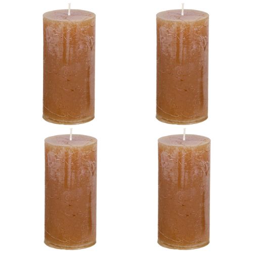 Artículo Velas de colores lisos velas de pilar caramelo 50×100mm 4 piezas