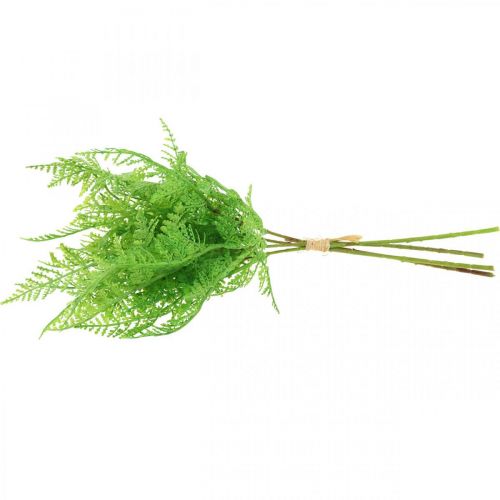 Artículo Helecho decorativo artificial verde helecho artificial H40cm paquete con 4 piezas