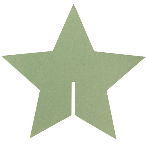 Artículo Estrella decorativa de fieltro para colocar decoración navideña fieltro verde Al. 62 cm