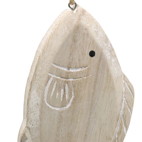 Artículo Percha decorativa pez madera 21cm 2uds