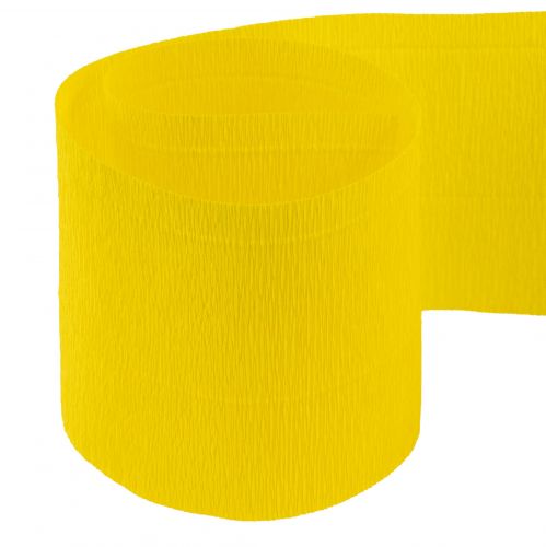 Artículo Flor crepé amarillo A10cm gramaje 128g/m² L250cm 2 piezas