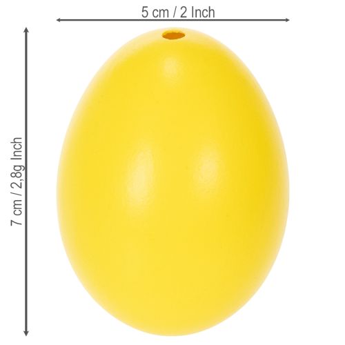 Artículo Huevos de Pascua decorativos, huevos de ganso auténticos para una decoración primaveral, 7 cm, 10 unidades.