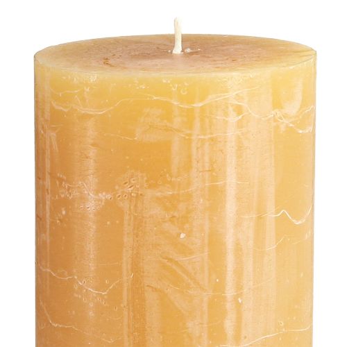 Artículo Velas grandes en velas de pilar de miel 85mmx200mm 2 piezas